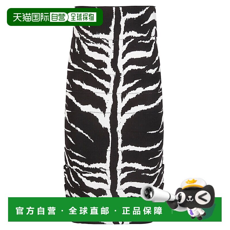 1h可退 香港直邮alaia 女士 铅笔动物半身裙 AA9J21795M842