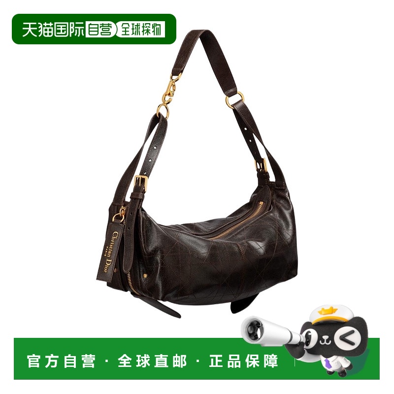 1h可退 香港直邮DIOR 女士单肩包 M2417UUVDM61M SS2025 黑色 Med