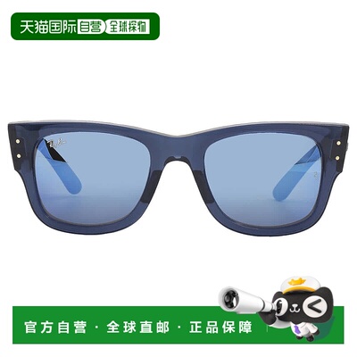 自营ray-banRay Ban Mega Wayfarer Blue Mirror Square Unisex S