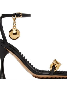 潮奢 Bottega Veneta 葆蝶家 女士 黑色 Dot 凉鞋 667178VBSF0