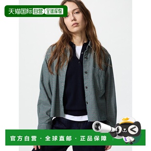 日本直邮Uniqlo 无 法兰绒宽松衬衫 479087优衣库短款外套