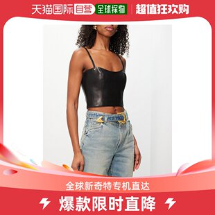 Balmain 香港直邮潮奢 巴尔曼 女士皮革短款 上衣