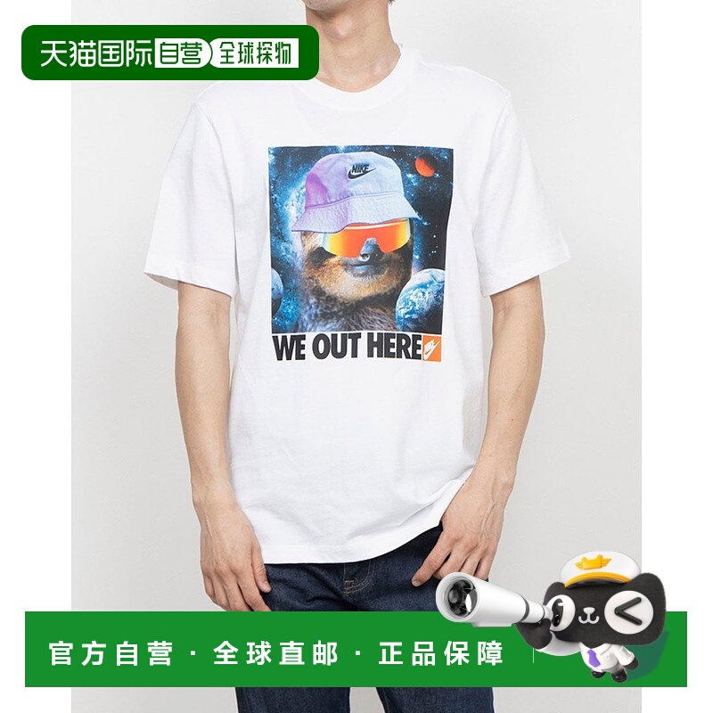 日本直邮 Nike 男士NSW OC Photo 1短袖T恤 HJ0753100 白色 [T恤]