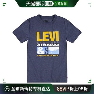 Levi 李维斯 男童短袖 香港直邮潮奢 童装 儿童 印花T恤衬衫