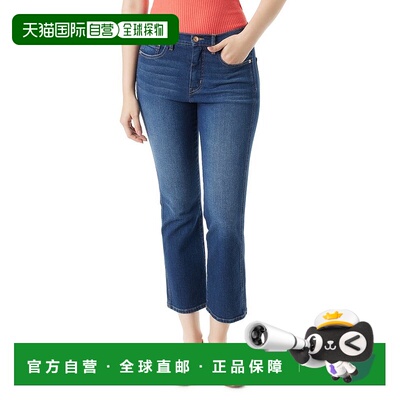 自营Sam Edelman Linnie Kick Flare Jeans Womens Blue Denim Hi