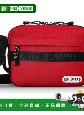【日本直邮】Outdoor 单肩斜挎包/迷你 尼龙 红色 22469011