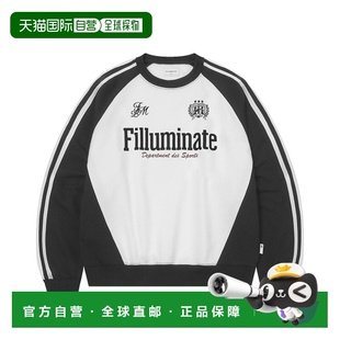 Raglan 韩国直邮FILLUMINATE Sporty FBESUTM087WH Swea 公用卫衣