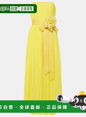 香港直邮MaxMara 麦斯玛拉 女士 Elegante Hiltex 雪纺长款连衣裙