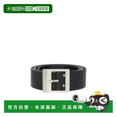 1h可退 香港直邮RICK OWENS 男士腰带 RA02F0983LGE09 AW2026 黑