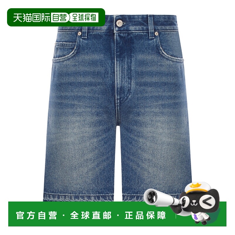 香港直邮Loewe 腰带袢牛仔短裤 H616Y1GX04罗意威