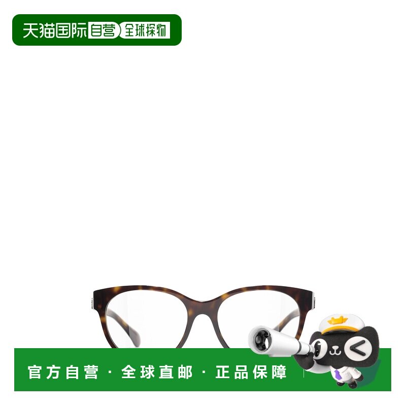 1h可退 香港直邮CHANEL 女士太阳镜 CH3431BC714 CO 黑色 Chanel