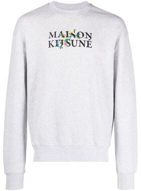 1h可退 香港直邮MAISON KITSUNE 男士 圆领长袖卫衣 LM00308KM030