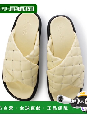 日本直邮日本直邮Launa lea S146 铆钉绗缝运动凉鞋 (S146) (黄色