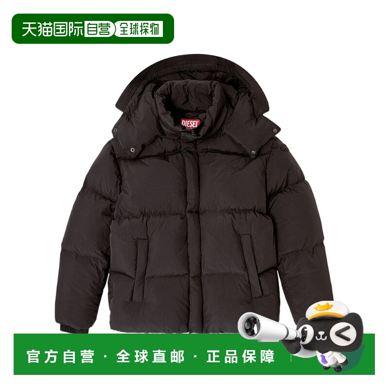 1h可退 香港直邮DIESEL 男士羽绒服 A217640AEAI9XX SS2026 黑色