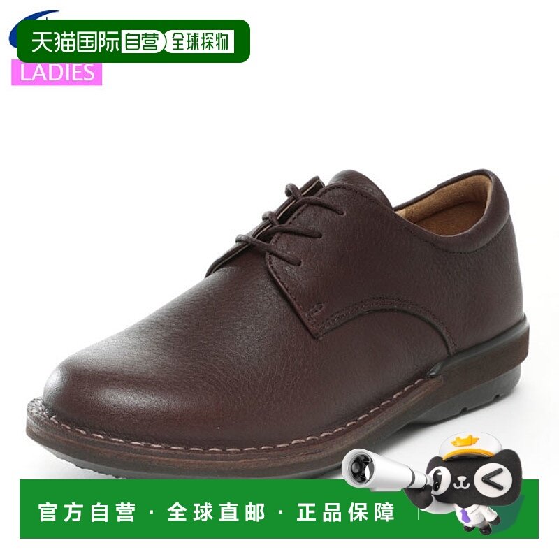 日本直邮Moonstar 女鞋 SLOW FACTORY SL3 鞋眼 01 巧克力色 MOON