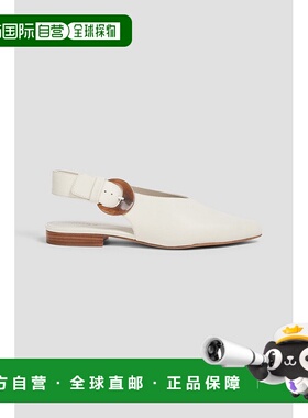 1h可退 香港直邮VINCE 女士 Cecily 皮质露跟尖头平底鞋 H6306L11