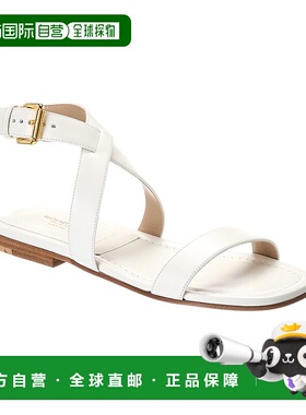 自营Michael Kors Collection Bridgette Leather Sandal - white