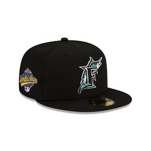 日本直邮MLB New Era 棒球帽 59FIFTY 1997世界大赛 黑色平沿帽