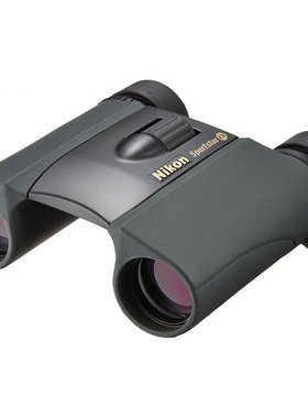 日本Nikon尼康双目棱镜黑色徽标便携10×25Dach SPEX10X