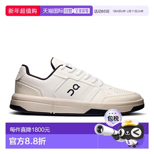 自营欧洲直邮On昂跑 THE ROGER系列男士白色/午夜蓝再生聚酯纤维l