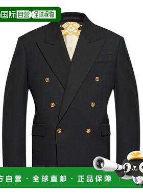 1h可退 香港直邮Versace 双排扣西装外套 10221921A16732