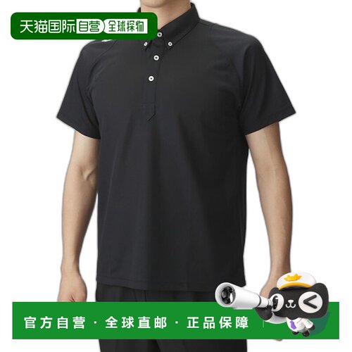 日本直邮ARENA 竞技场 Polo 衫 游泳 Polo 衫 ASS4LHS011-BLK 短