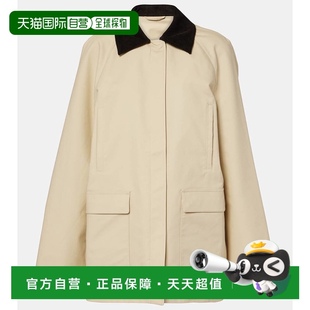 夏裝 國家棉質(zhì)夾克 香港直郵TOTêME 004162 brow 女士 1小時內(nèi)可退