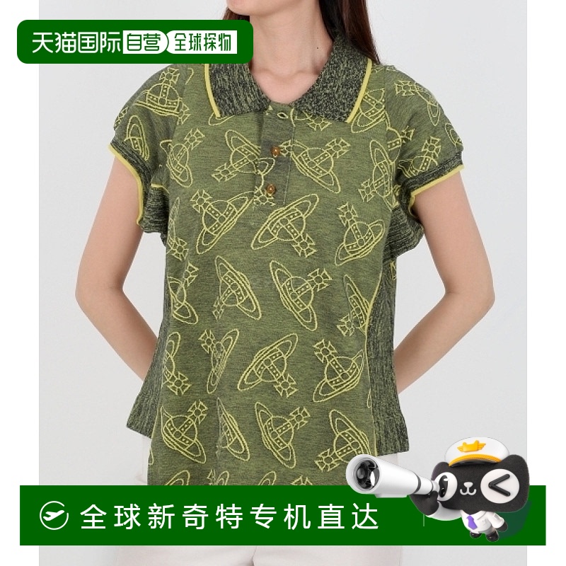 韩国直邮Vivienne Westwood 侧边条纹 POLO 衫 短袖