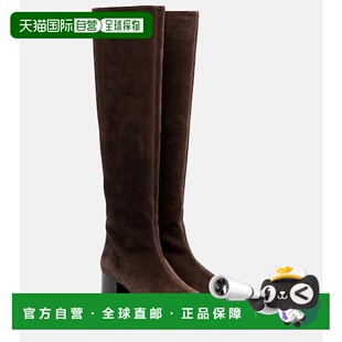 Andee 1h可退 女士 KHAITE 绒面革及膝靴子长筒靴 香港直邮潮奢