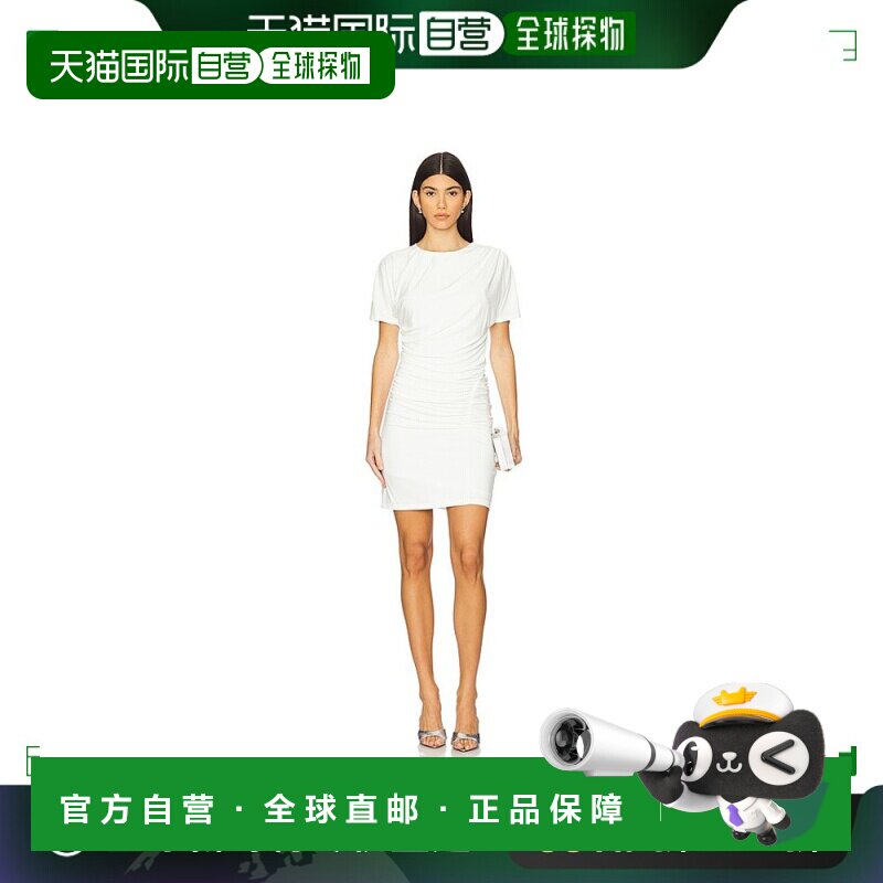 香港直邮Simkhai 女士 KIKO 短袖迷你包臀裙连衣裙 1251137J性感