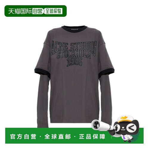 香港直邮ACNE STUDIOS 女士T恤 RWWNTSHI000028AL0559AVUDARKPURP