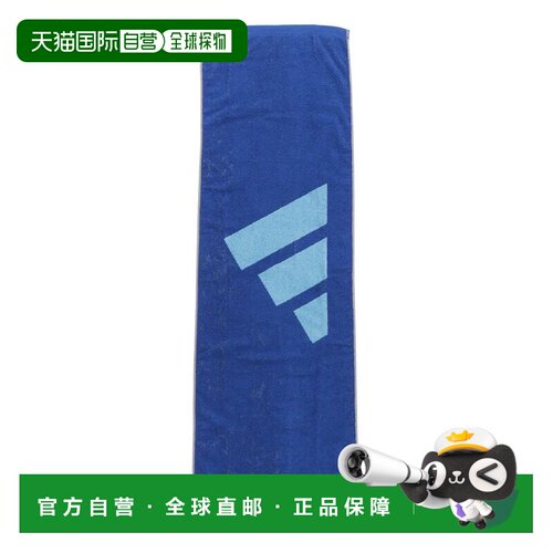 日本直邮 adidas 运动毛巾 蓝色 ADJT-962