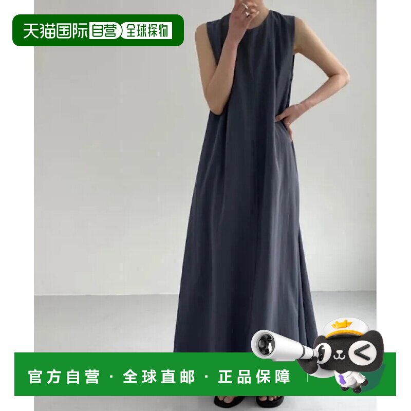 日本直邮deux amour 女士麻质感无袖度假连衣裙 春夏必备款 轻松