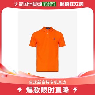 Polo 徽标刺绣修身 男士 短袖 Lauren 版 香港直邮潮奢 型棉质 Ralph