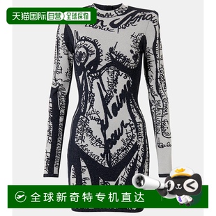 女士 1h可退 巴尔曼 香港直邮潮奢 针织迷你连衣裙 Balmain
