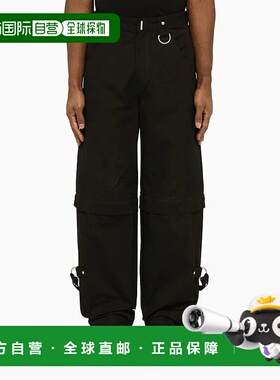 香港直邮GIVENCHY 男士休闲裤 BM51B1154ZOGIV001 SS2024 黑色