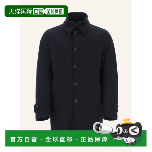 1h可退 香港直邮HERNO 男士大衣 100162537417000 CO 深蓝色 Down