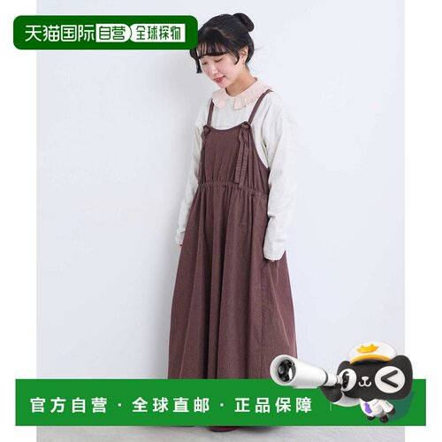 日本直邮l'atelier du savon 女装 柔软6盎司丹宁背带裙 7301OP00