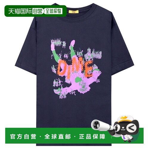 韩国直邮DIME Gulliver 通体印花纯棉T恤 DIMESP2323
