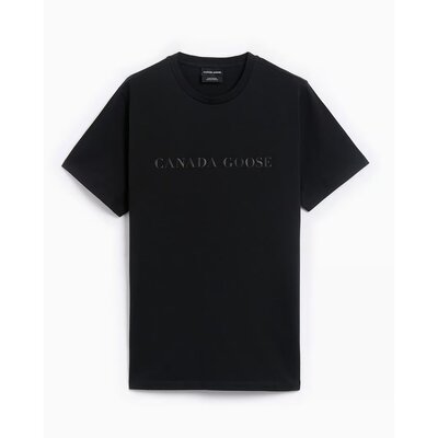 CANADA GOOSE 男士T恤 1420M61 AW2024 黑色 T-SHIRT