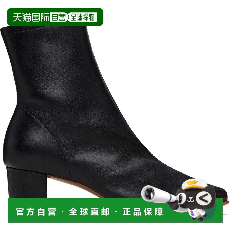 1h可退 香港直邮潮奢 BY FAR 女士 黑色 Sofia 踝靴 1660305SBLKL