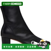 香港直邮潮奢 踝靴 女士 1h可退 Sofia FAR 黑色 1660305SBLKL