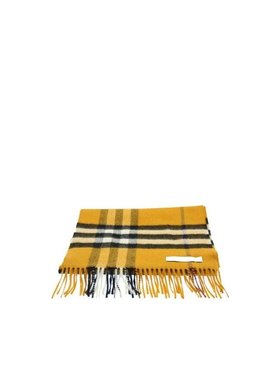 BURBERRY 女士围巾 39539921 SS2021 黄色 格纹围巾