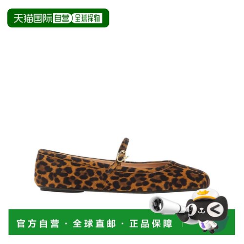 Gianvito Rossi 圆头芭蕾舞鞋 G2222305GOM