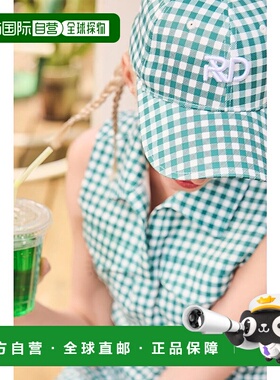 日本直邮Rienda 格纹帽 GRN [RI3465EW25588] 绿色