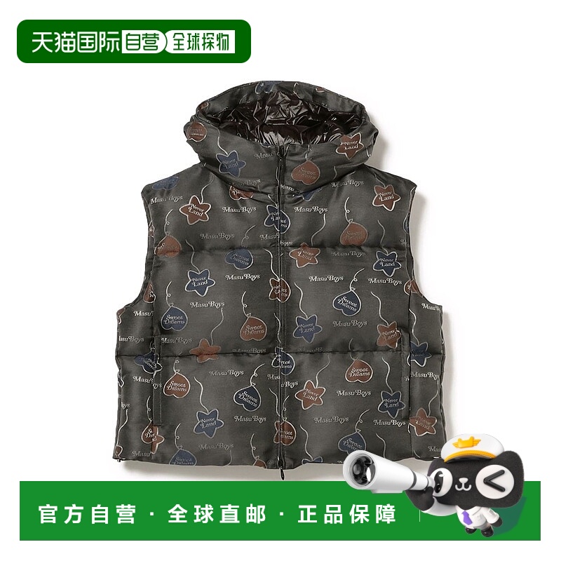 1h可退 日本直邮MASU 男士VERDY合作款气球图案羽绒背心 23060074
