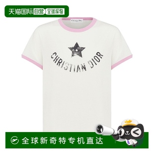 白色 1h可退 Dio SS2025 543T07A4537X0848 香港直郵DIOR 女士T恤
