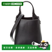 自营tod 美国奥莱直发斜挎包 黑色 sTOD’s 徽标微型皮革托特包