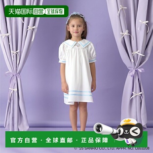 日本直邮Lycee mine Cinnamoroll 水手领泡泡袖连衣裙