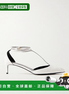 1h可退 香港直邮潮奢 KHAITE 女士 Mia 皮质浅口鞋 F3085931OPTIC